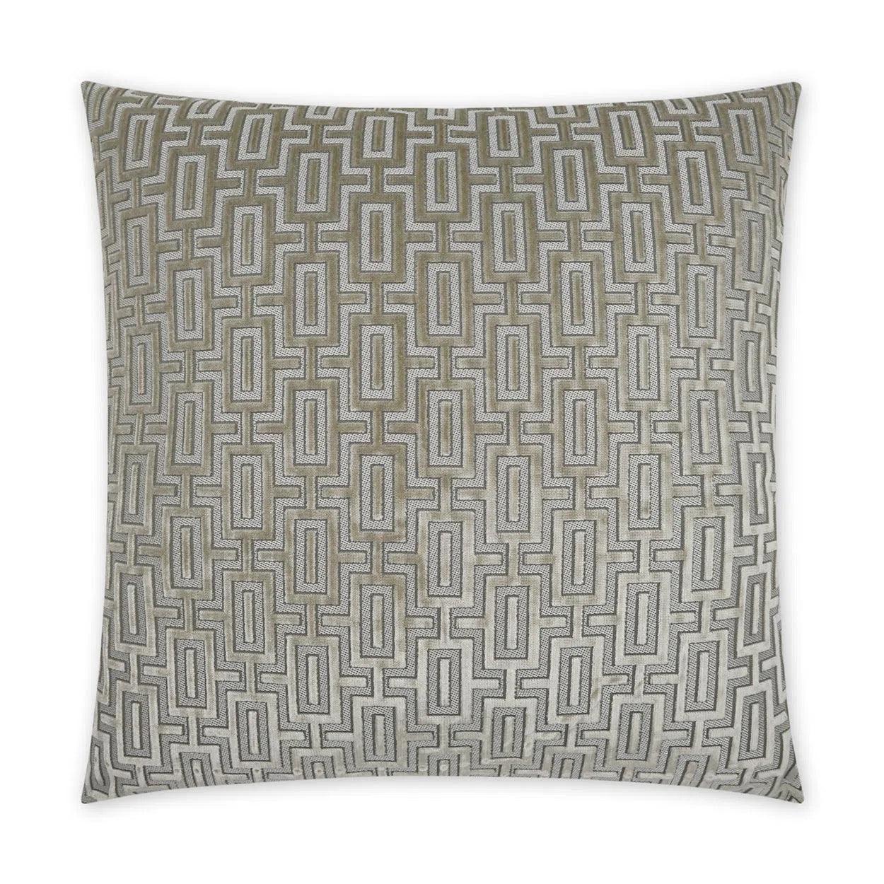 Bergman Pearl  Ivory Large Throw Pillow With Insert