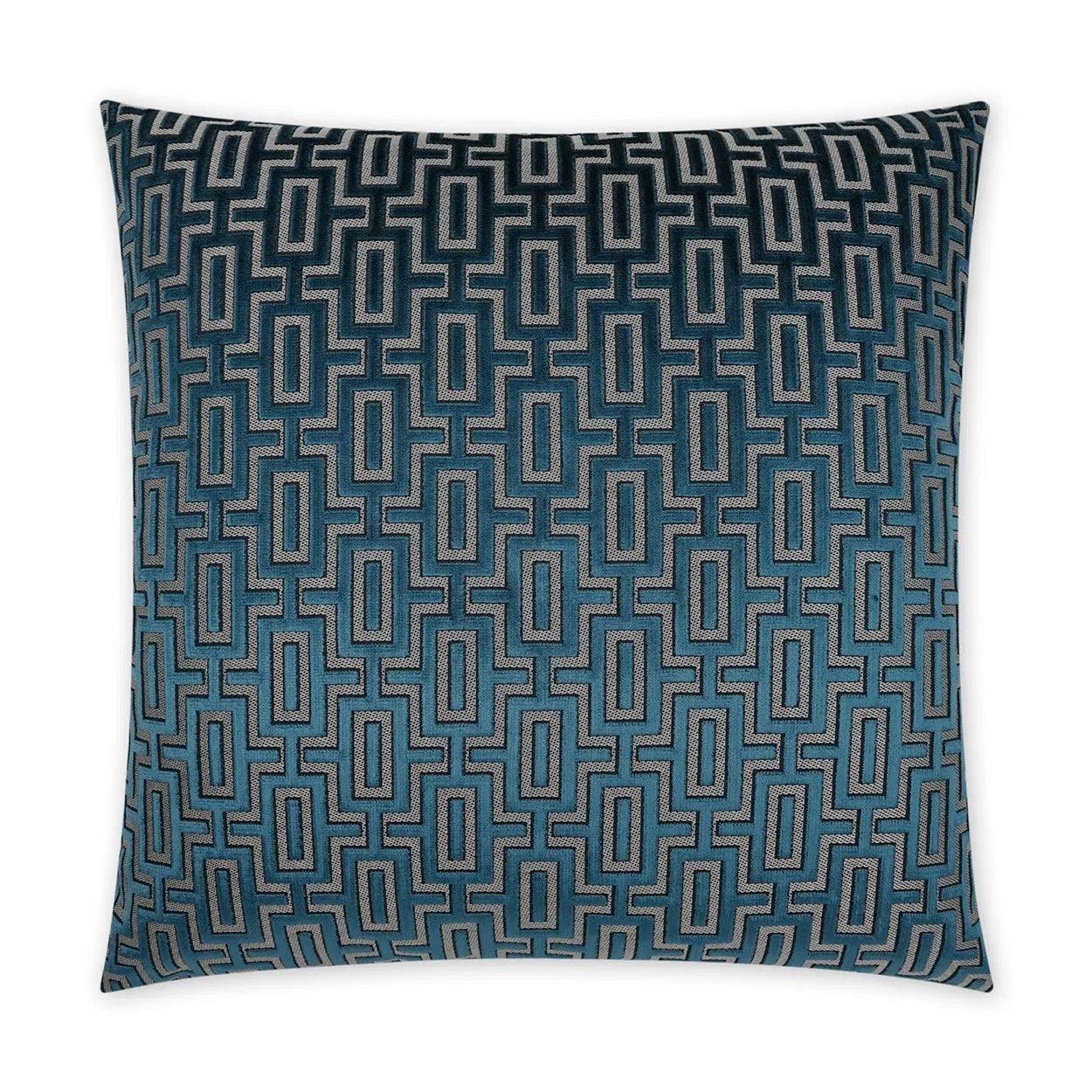 Bergman Sapphire Blue Large Throw Pillow With Insert