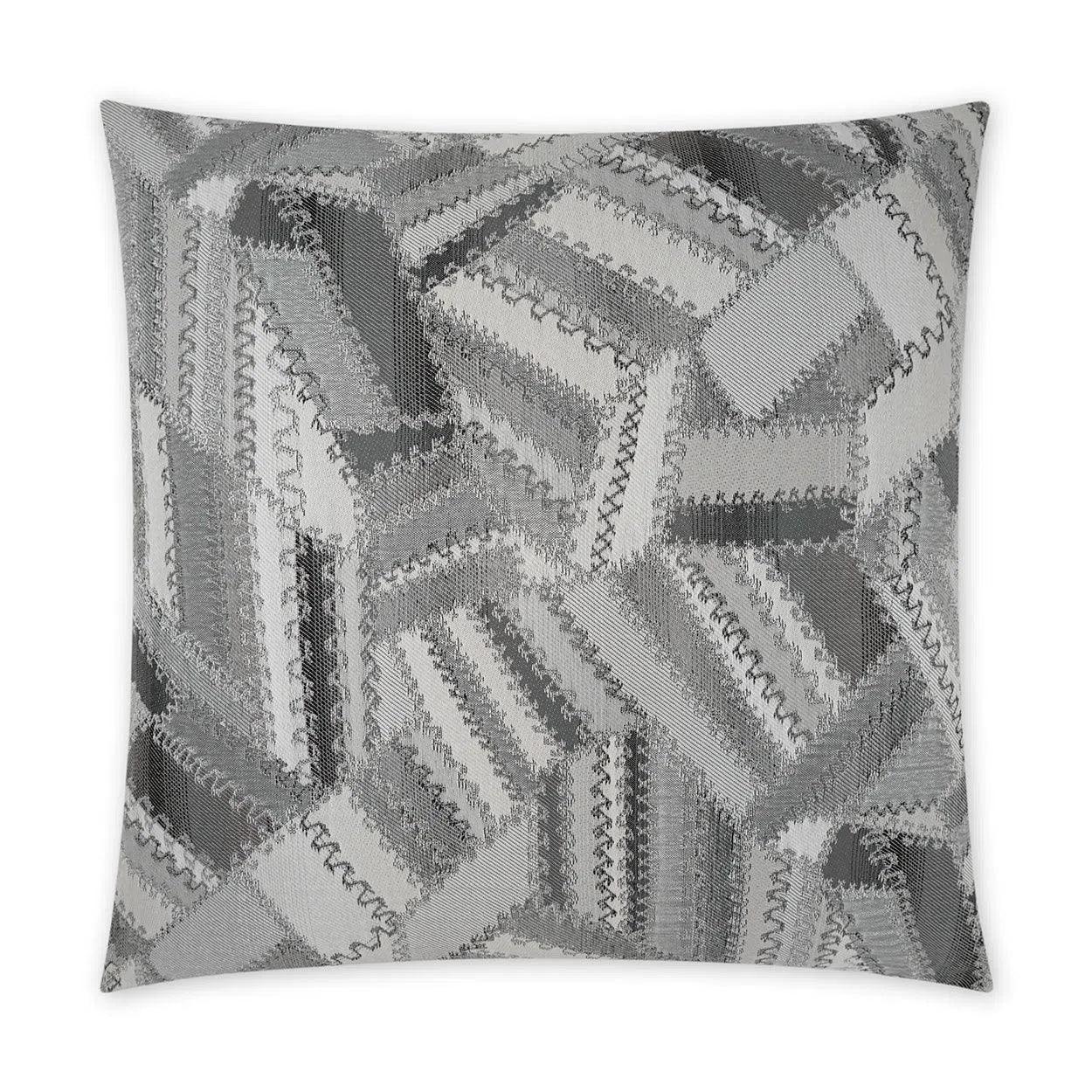 Carissa Charcoal Global Charcoal Large Throw Pillow With Insert