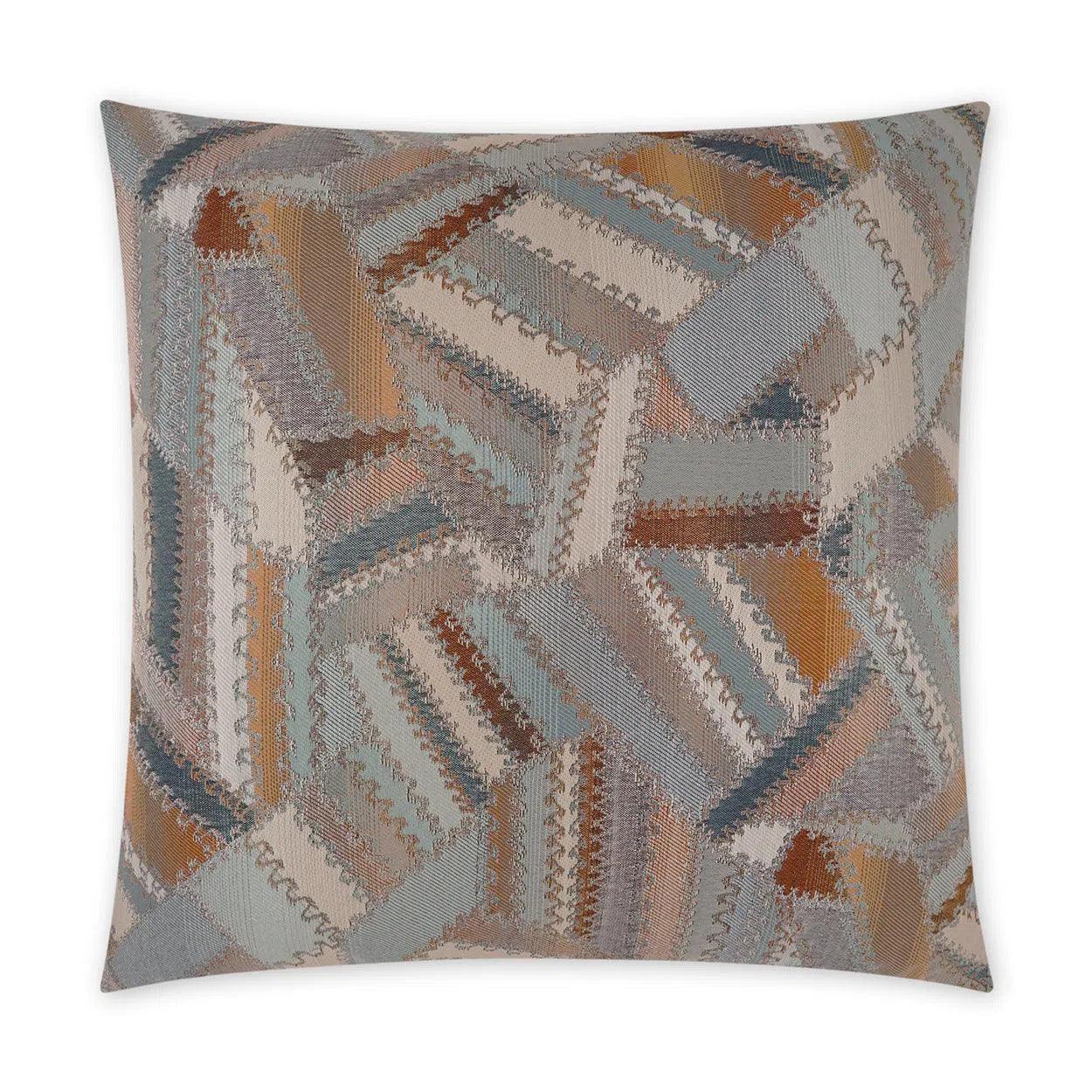 Carissa Lagoon  Global Copper Large Throw Pillow With Insert