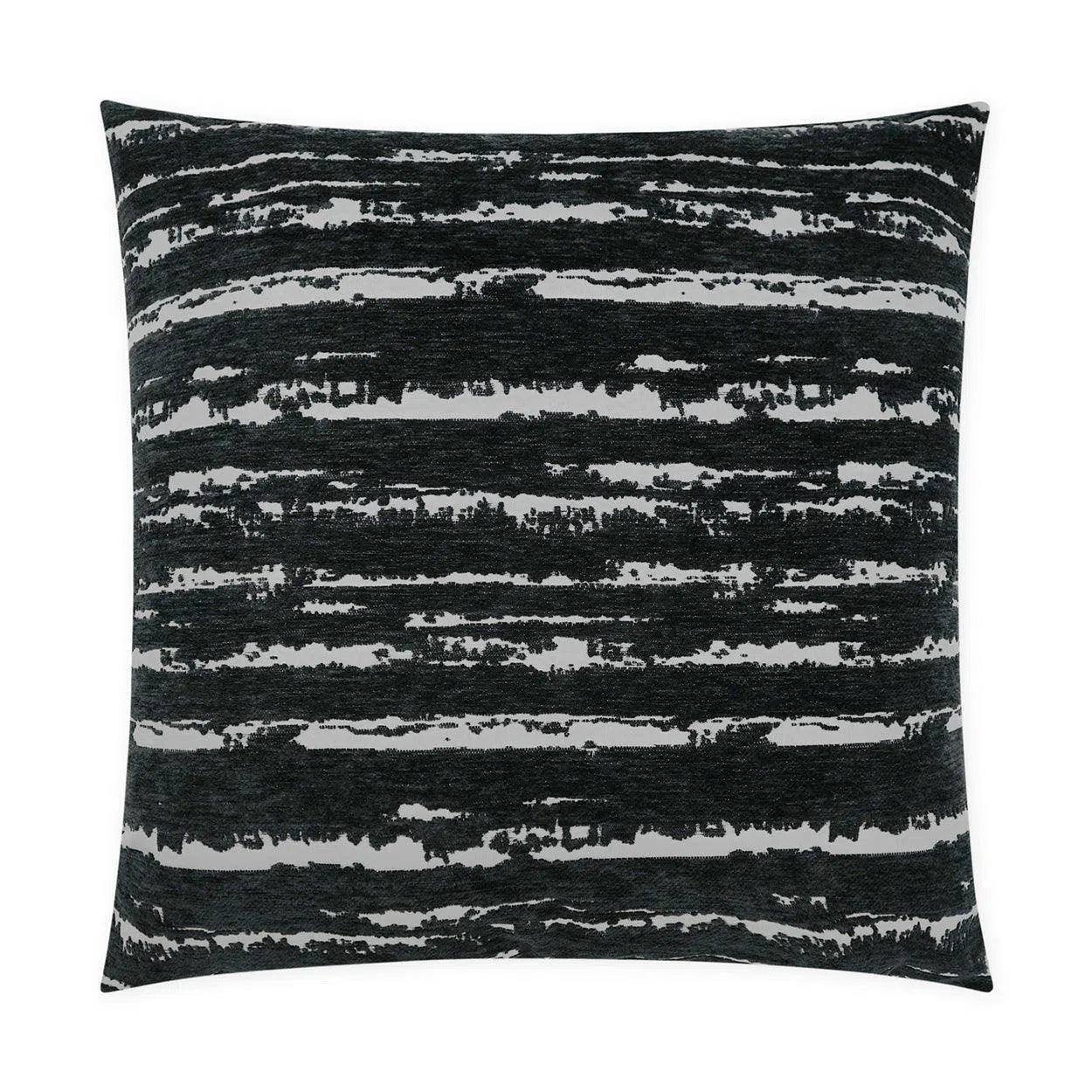 Cruz Black  Large Throw Pillow With Insert