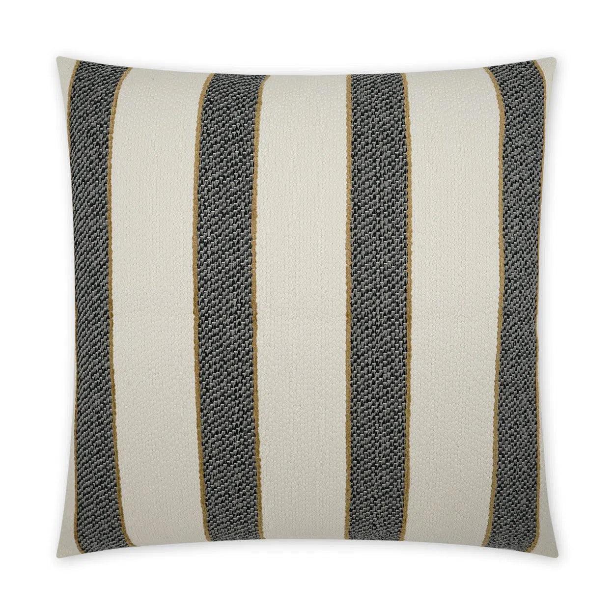 Fineman Global Stripes Ivory Large Throw Pillow With Insert