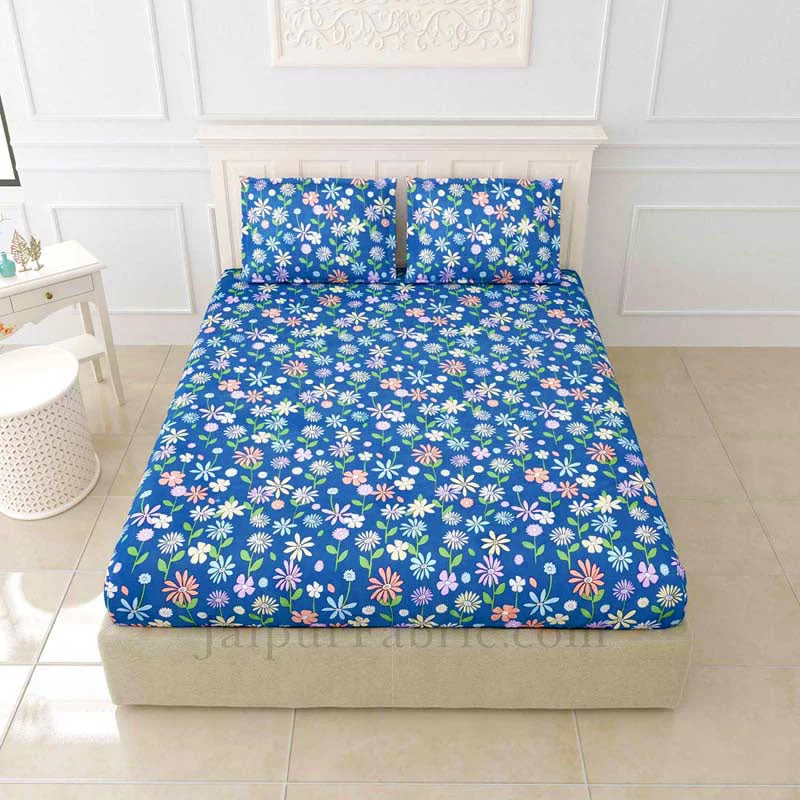 Floral Bouquet Super Soft King Size Double BedSheet