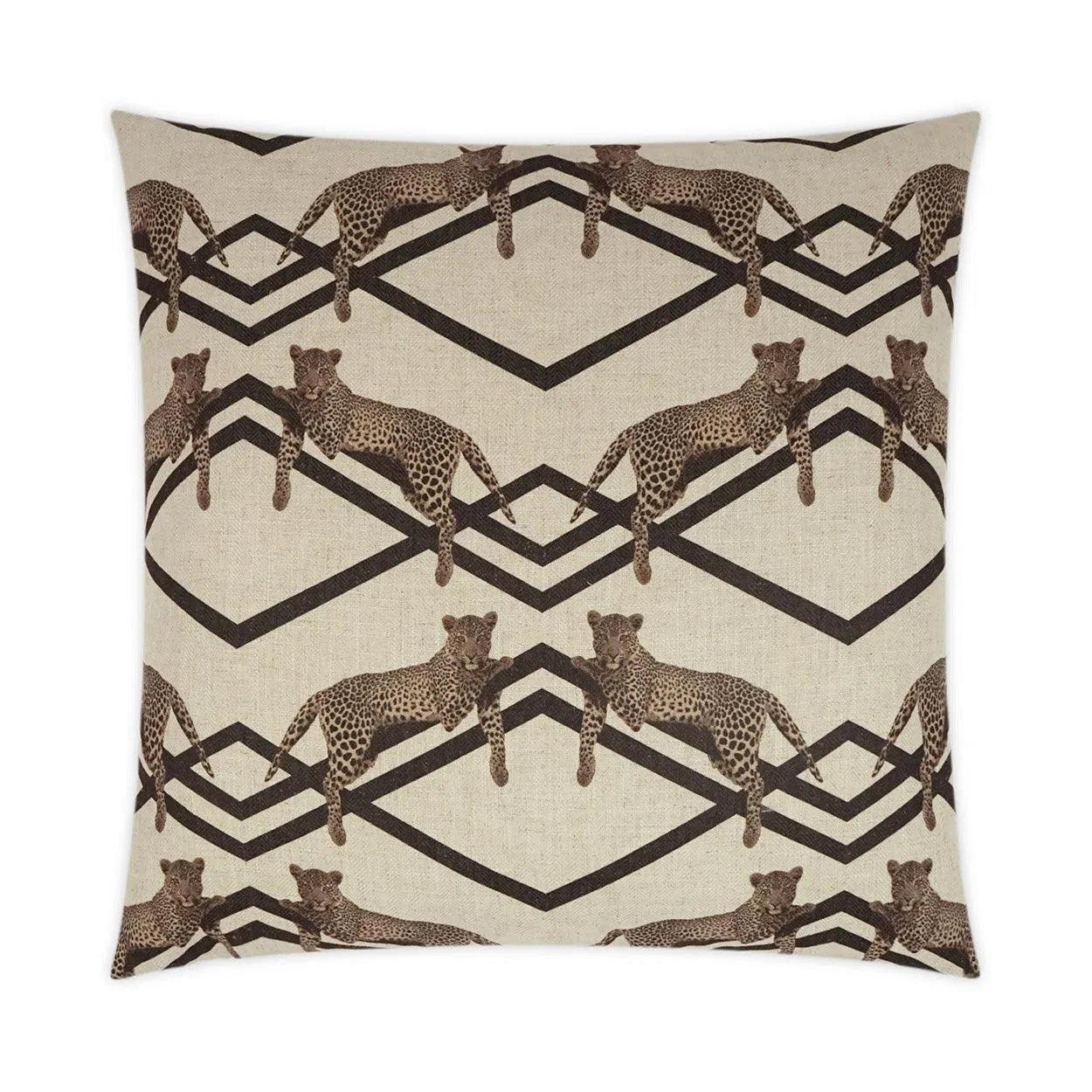 Jinx Novelty Brown Large Throw Pillow With Insert