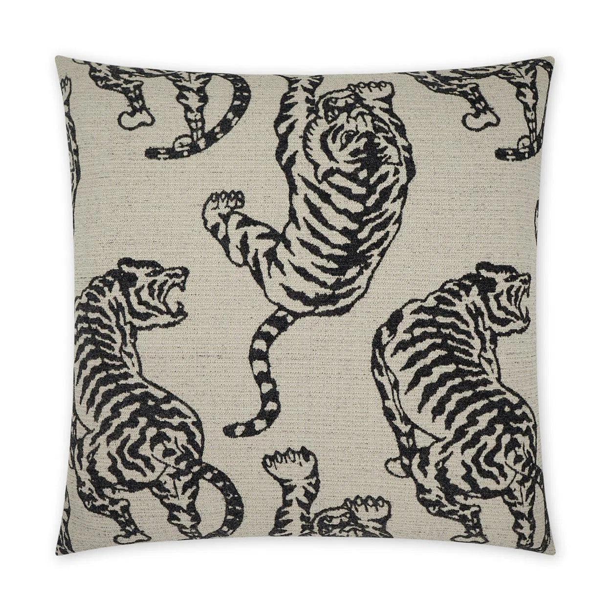 Kano Animal Novelty Black Large Throw Pillow With Insert