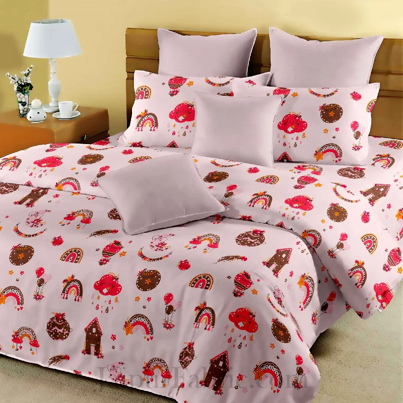 Kids Magical World Light King Size Bedsheet