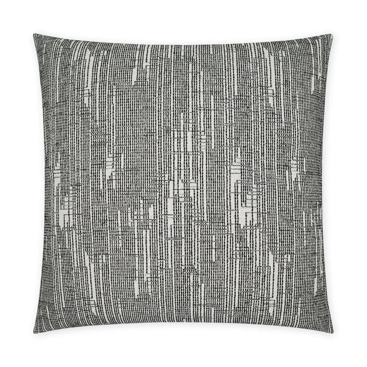 Lambert Abstract Black Large Throw Pillow With Insert