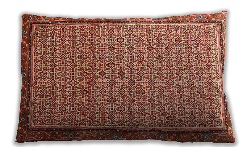 Traditional Classic Indoor Outdoor Rectangular Sandy Brown Lumbar Throw Pillow, 13 inch by 19 inch, lbtr1642