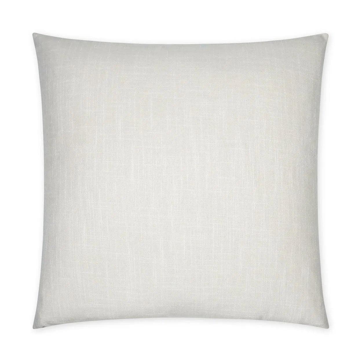 Lena Birch Beach Solid Ivory Large Throw Pillow With Insert