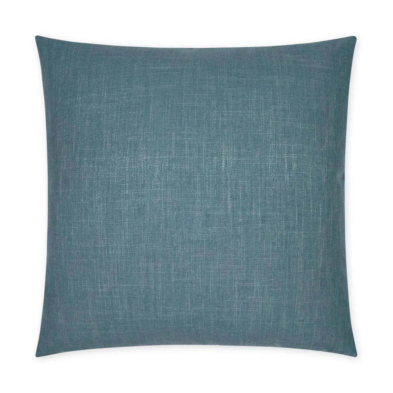 Lena Lapis Beach Solid Blue Large Throw Pillow With Insert