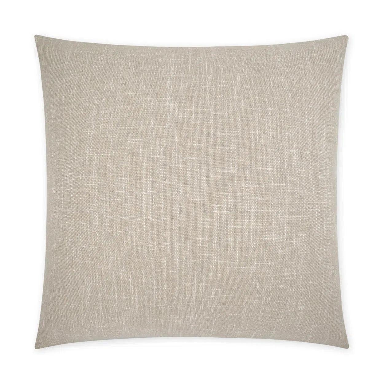 Lena Sand Beach Solid Tan Taupe Large Throw Pillow With Insert