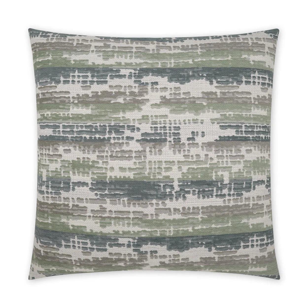 Maldon Mist Abstract Modern Mist Large Throw Pillow With Insert