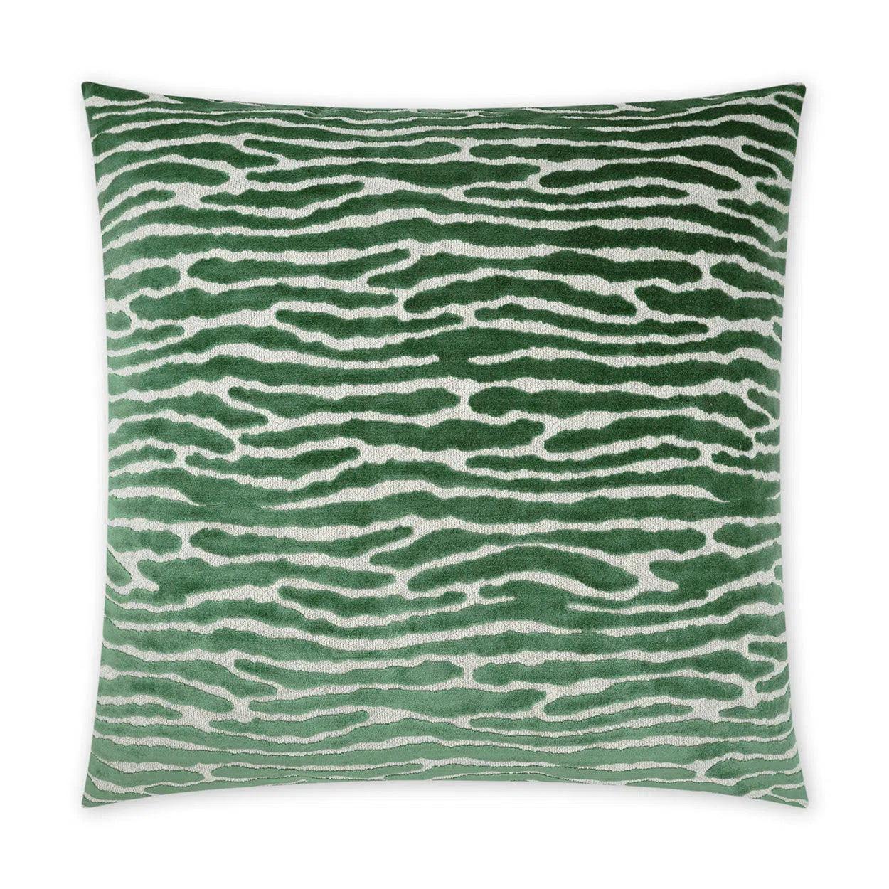 Marcel Green Abstract Animal Green Large Throw Pillow With Insert