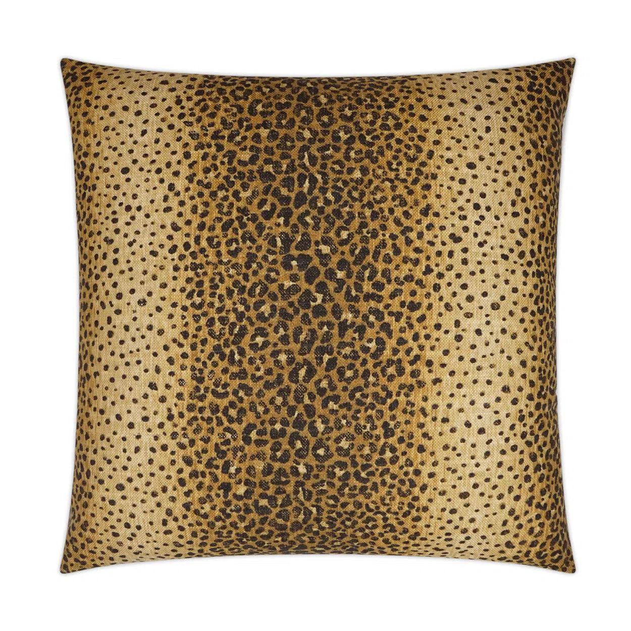 Nala Saffron Animal Tan Taupe Large Throw Pillow With Insert