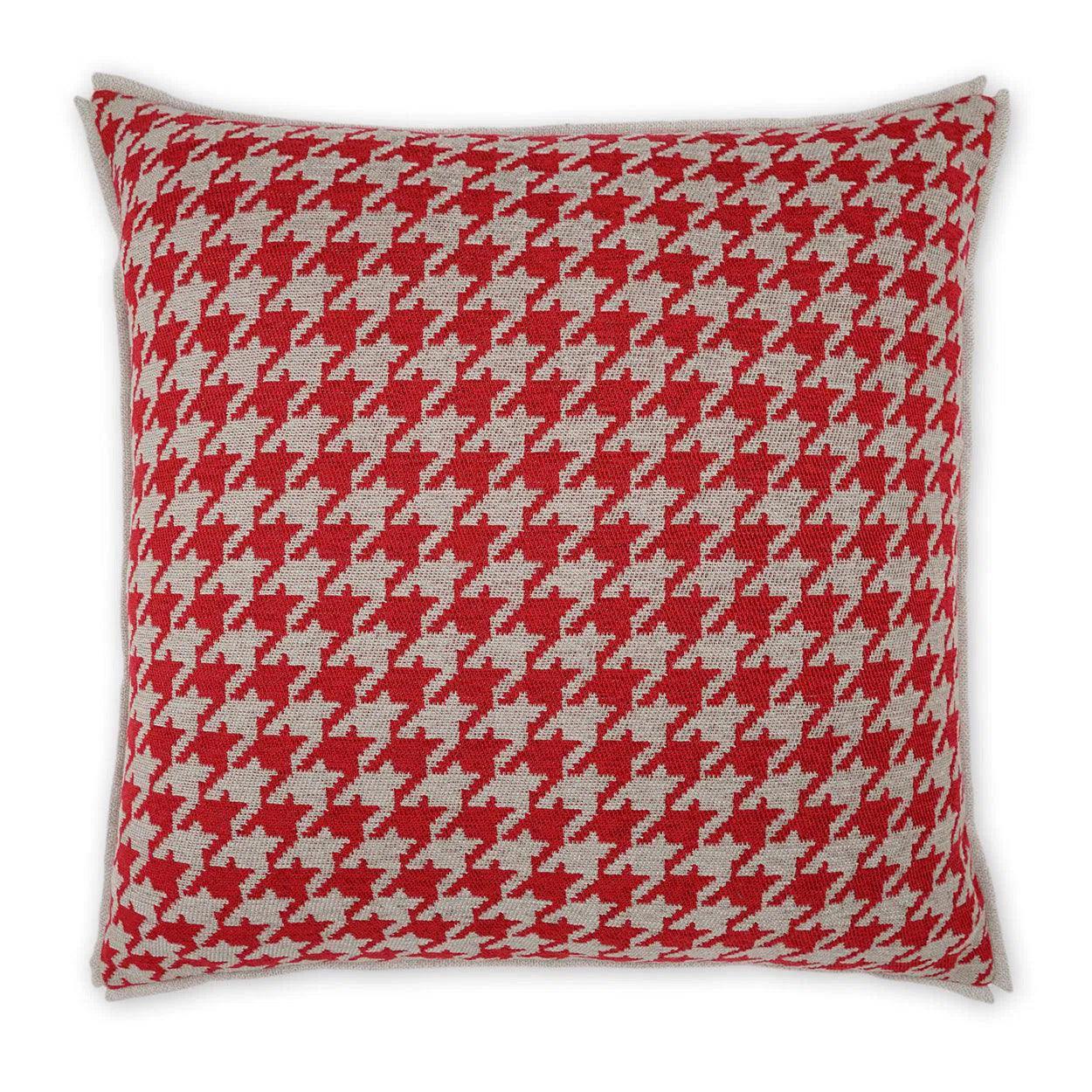 Pemberton Red Traditional Red Large Throw Pillow With Insert