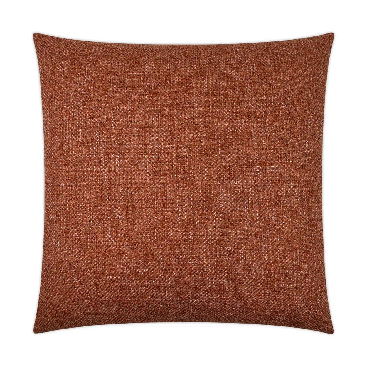 Prelude Papaya Solid Orange Large Throw Pillow With Insert