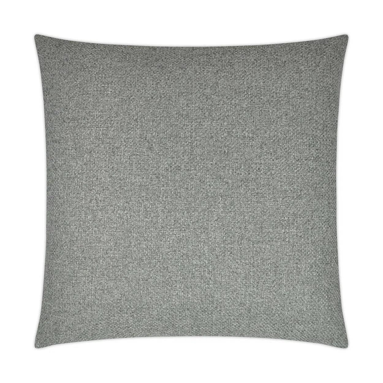 Prelude Pewter Solid Grey Large Throw Pillow With Insert