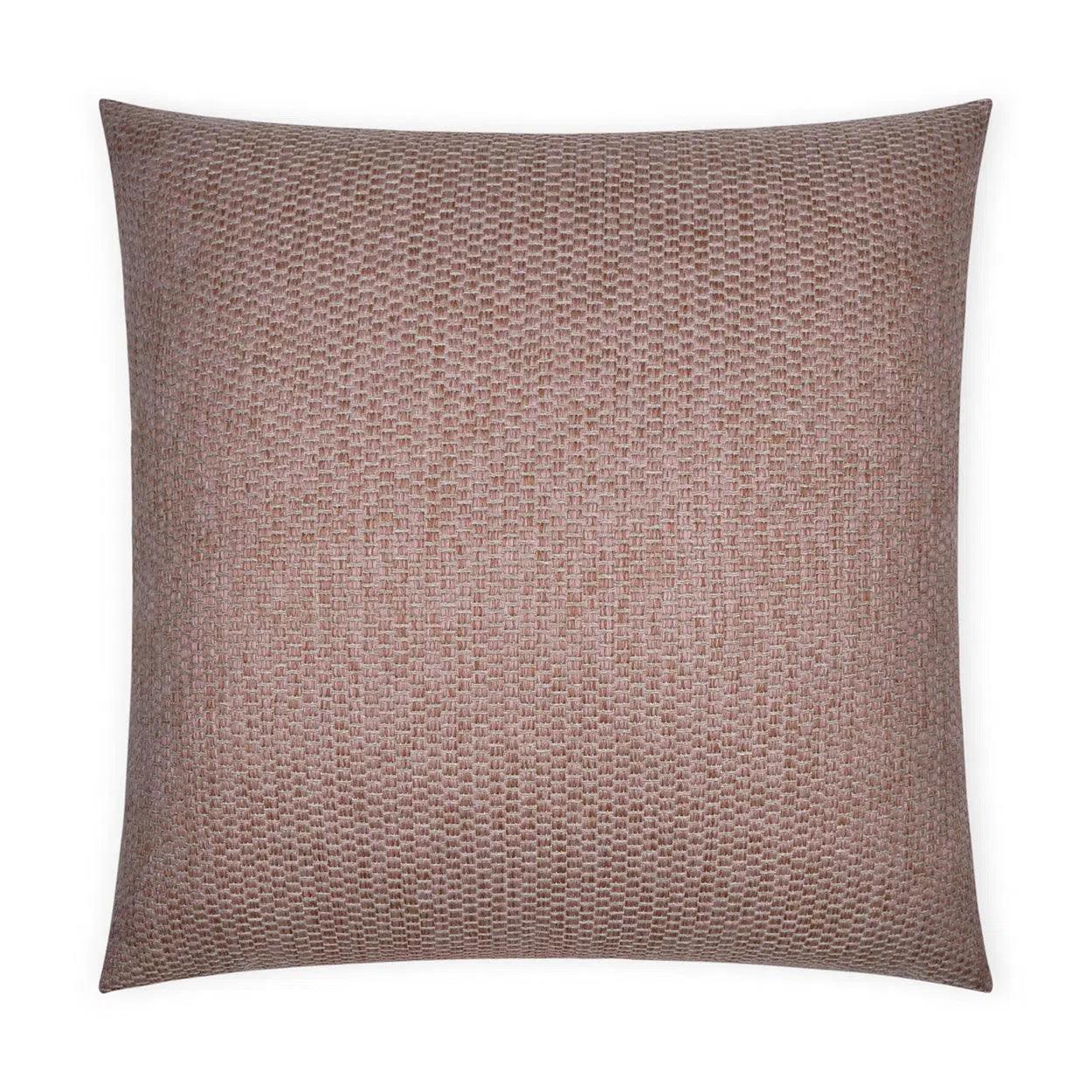 Smoothie Blush Solid Blush Large Throw Pillow With Insert