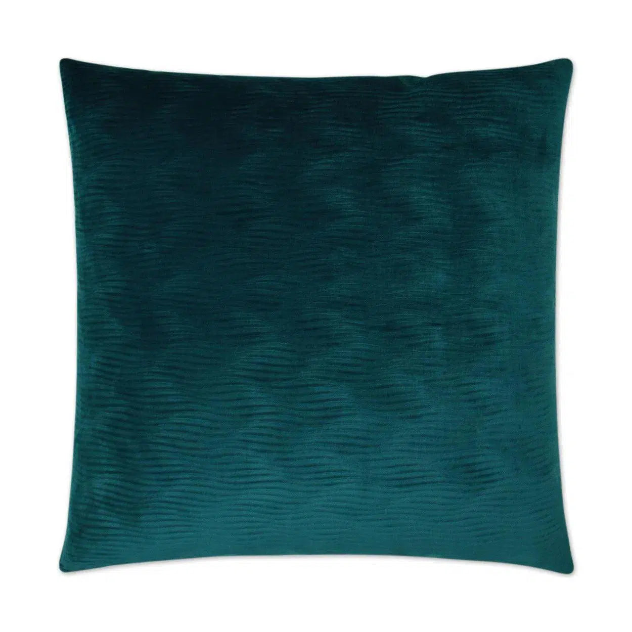 Stream Teal Solid Turquoise Teal Large Throw Pillow With Insert