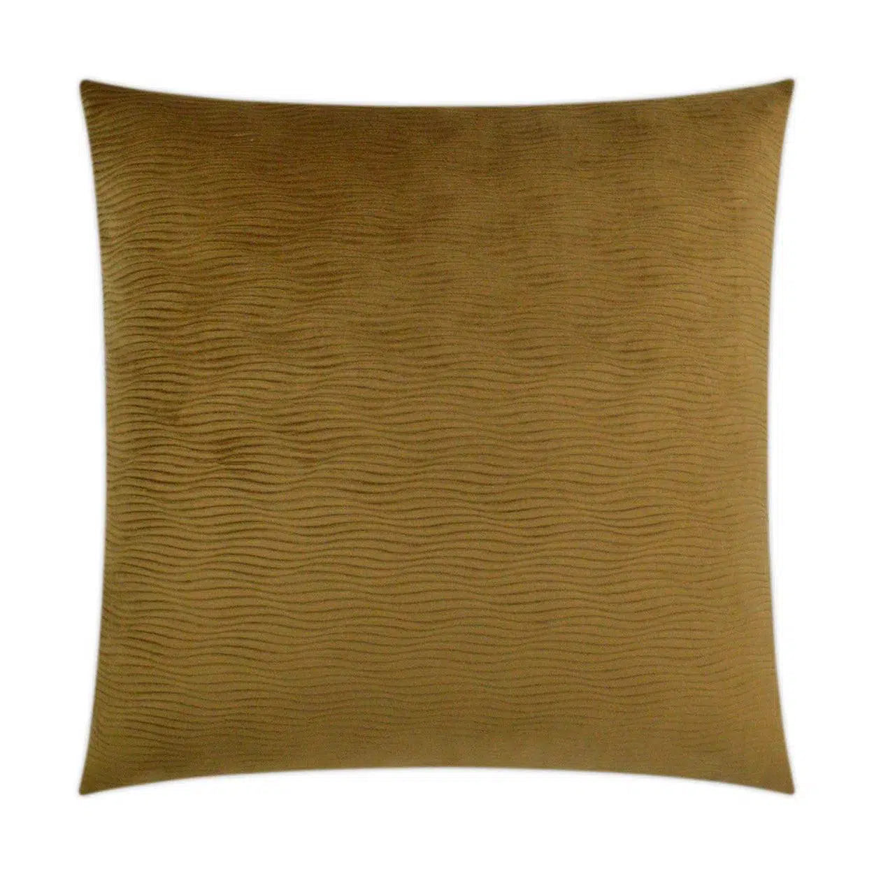 Stream Walnut Solid Tan Taupe Large Throw Pillow With Insert