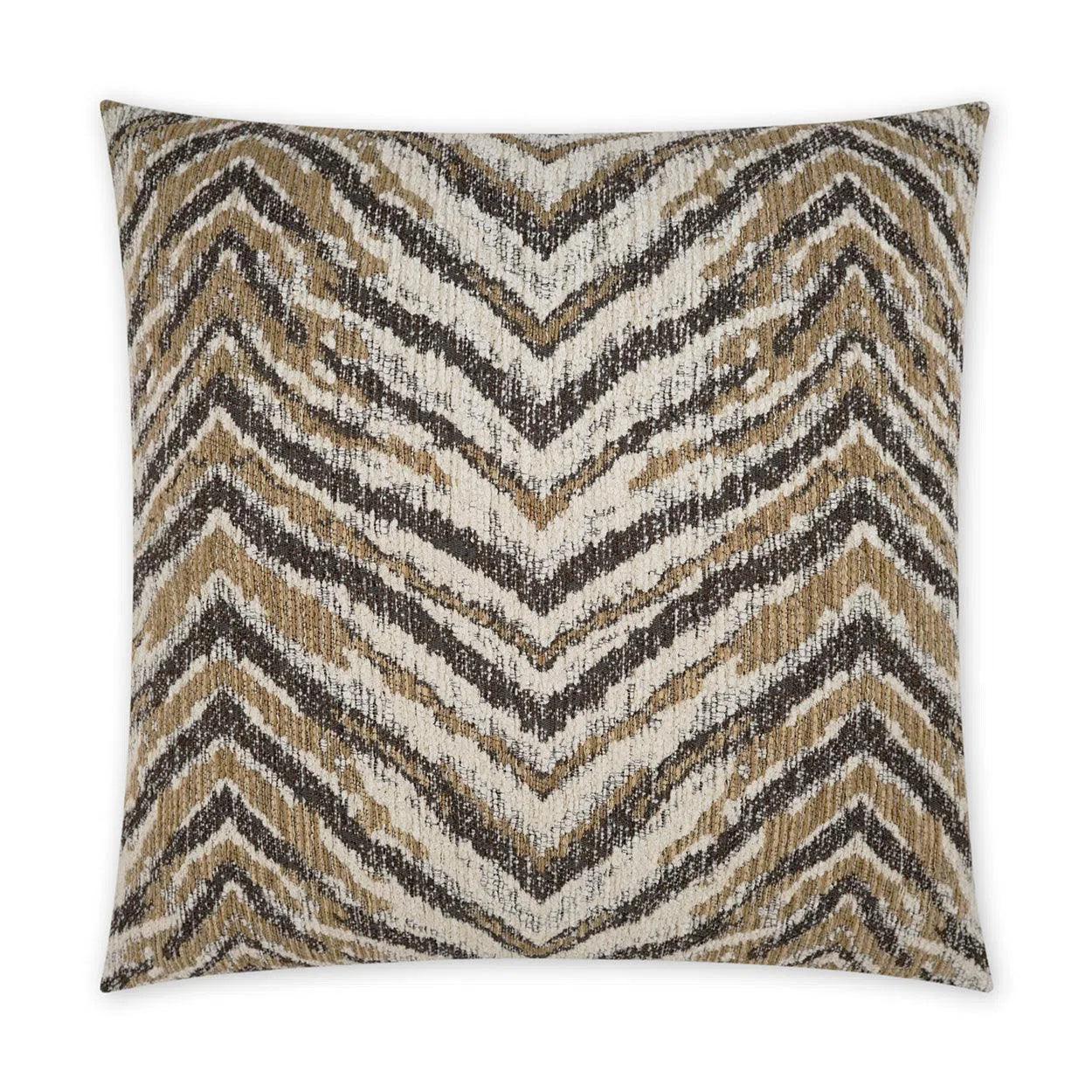 Tikeri Animal Tan Taupe Large Throw Pillow With Insert