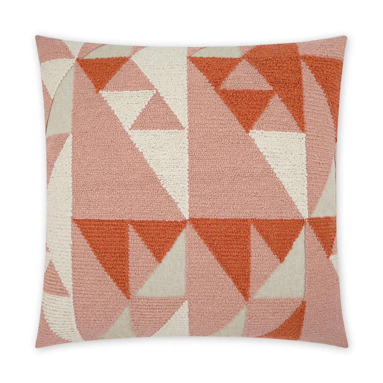 Viewpoint Modern Farmhouse Blush Large Throw Pillow With Insert