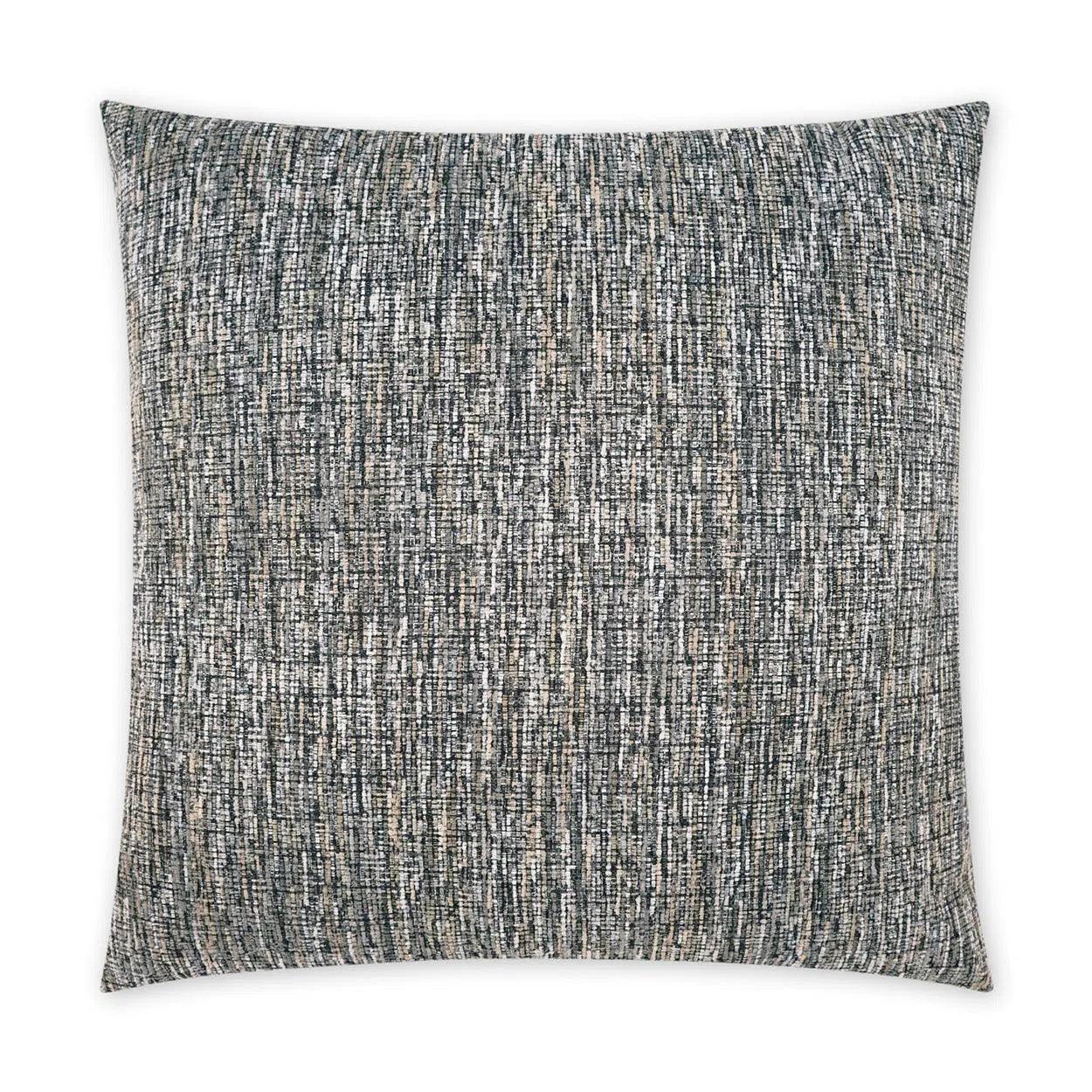 Yonah Textured Beach Grey Large Throw Pillow With Insert